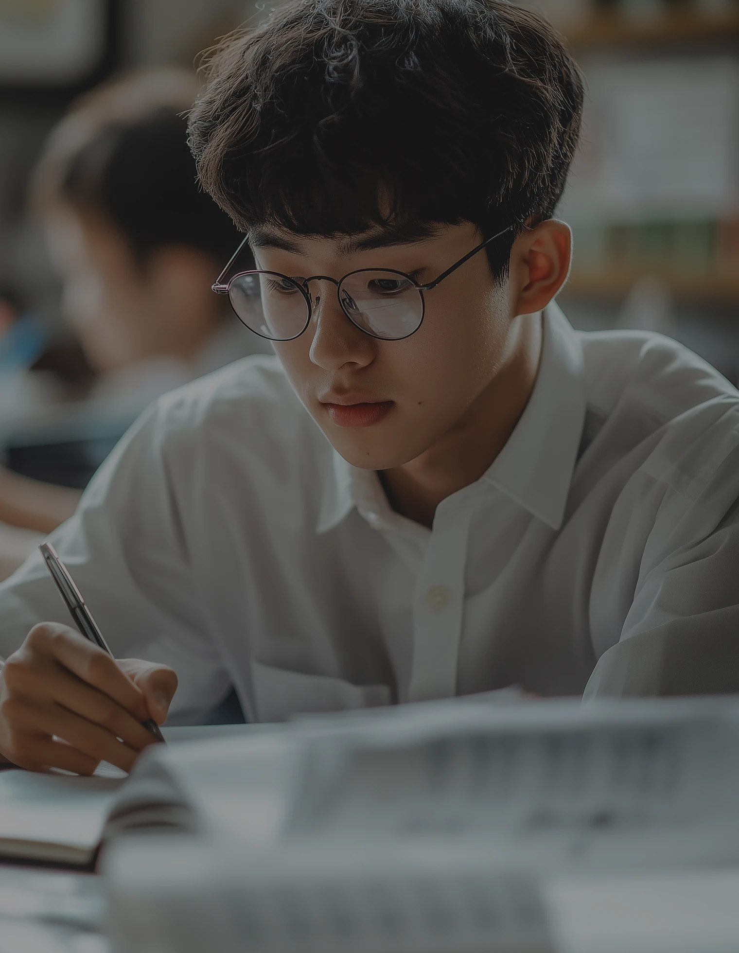 공부하는 학생 모습