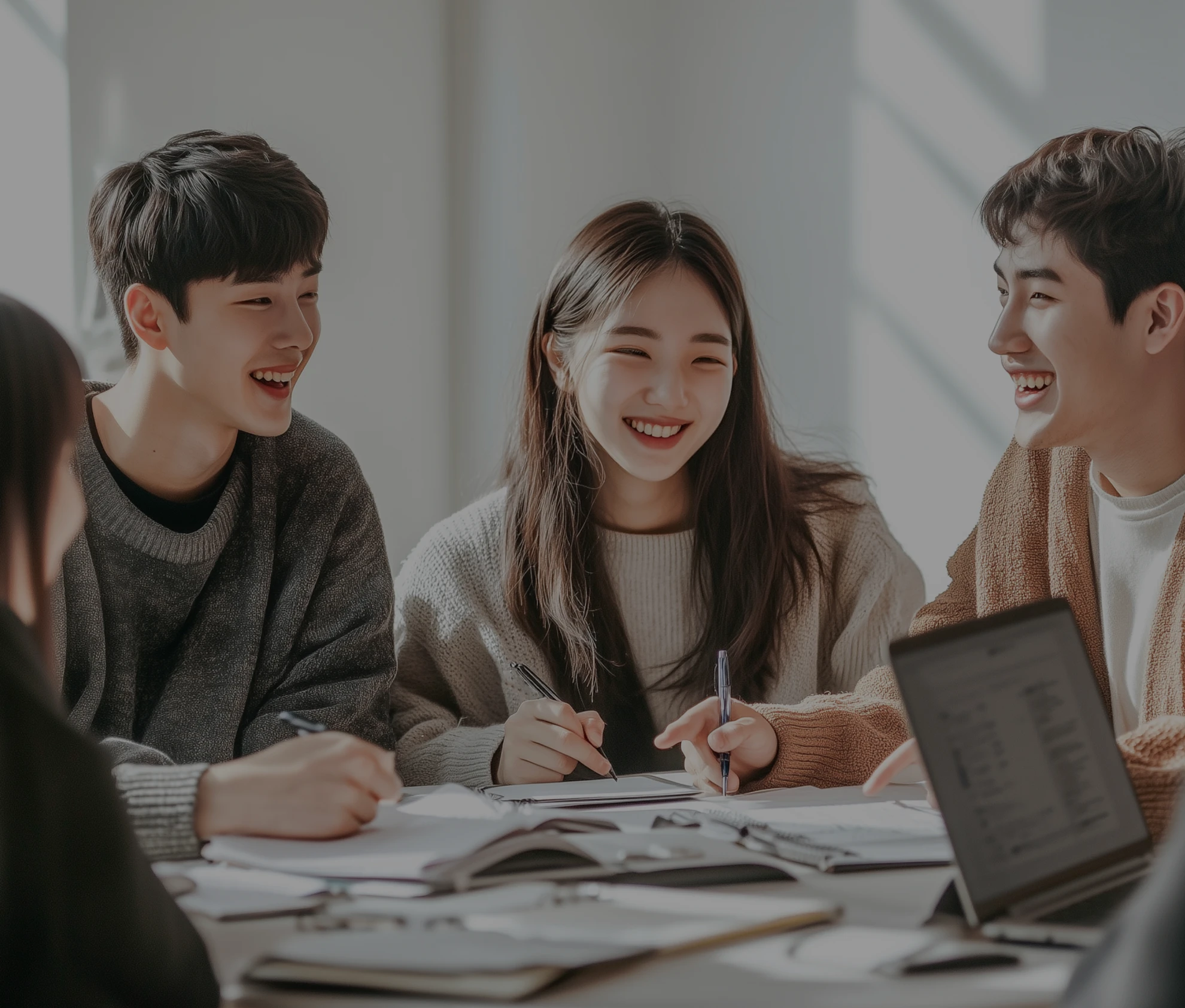 공부하는 학생 모습